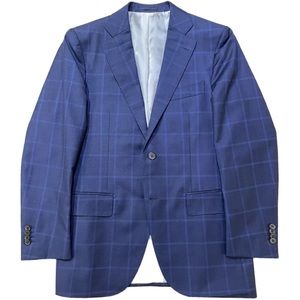 Suitsupply Blue Checkered Blazer